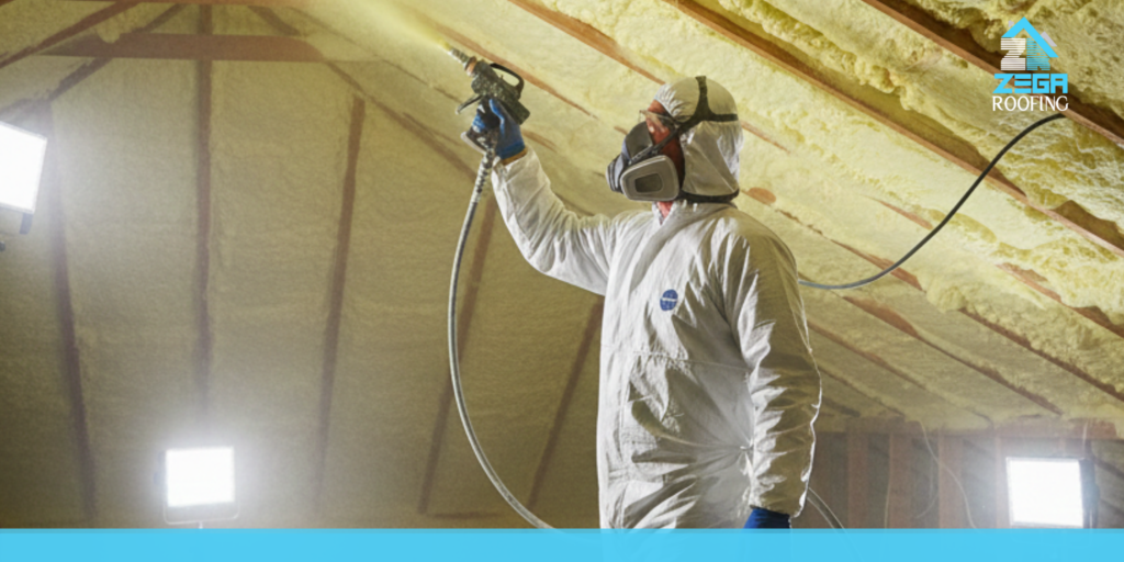 Attic Insulation Spray Foam