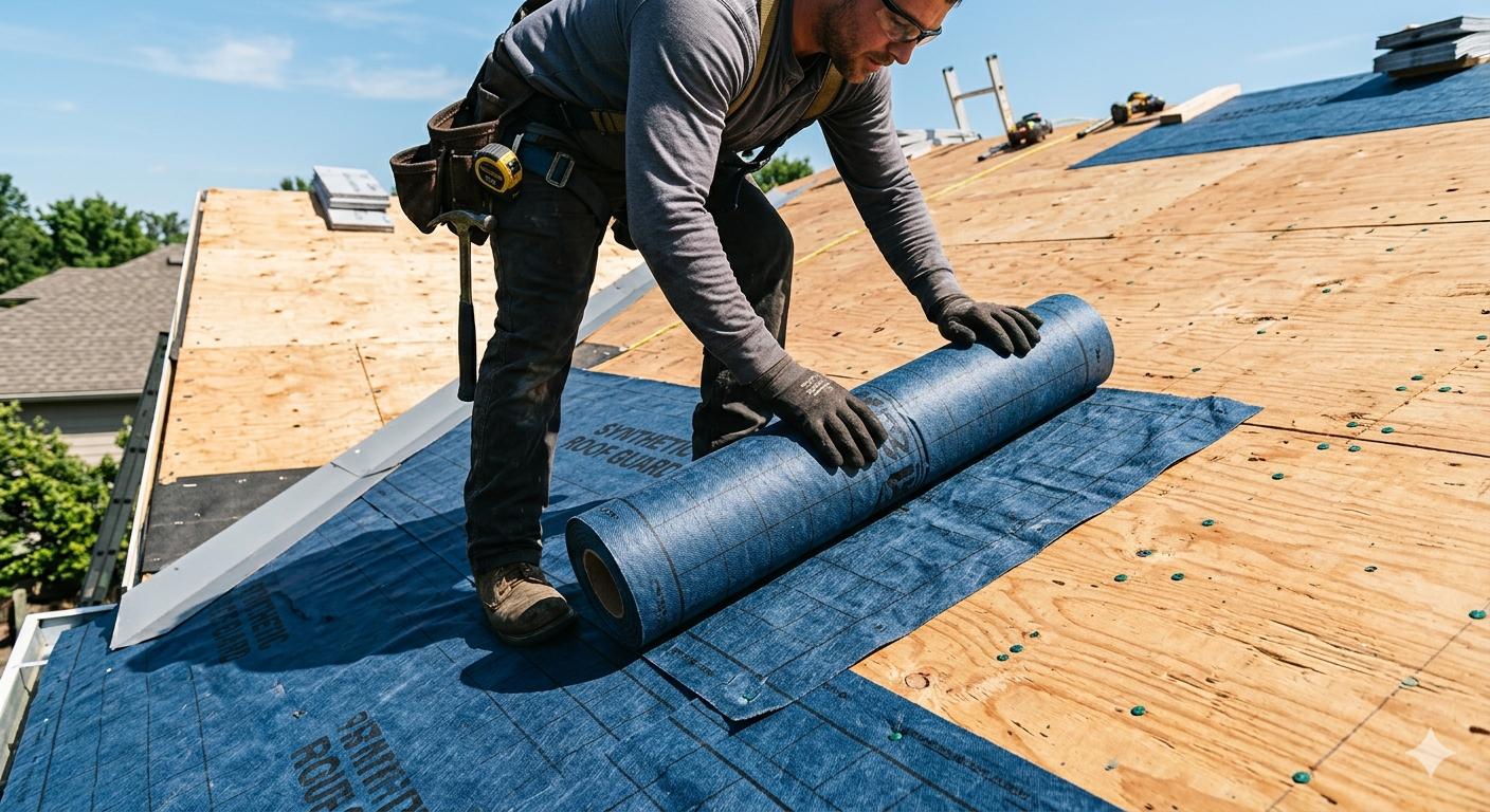 How Does Roofing Underlayment Protect Your Home From Weather Damage