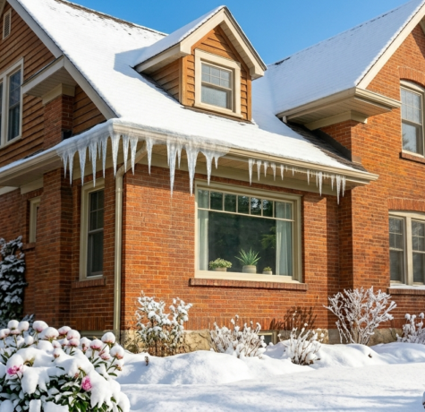 Roof Gable and Attic Insulation
