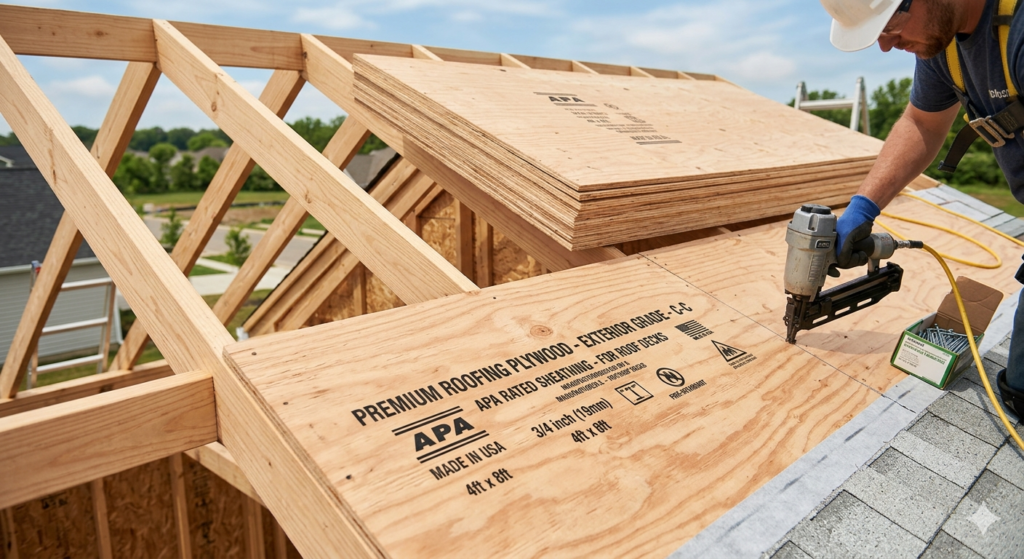 Which Roofing Plywood Is Best for Your Roof? Types, Thickness and Tips