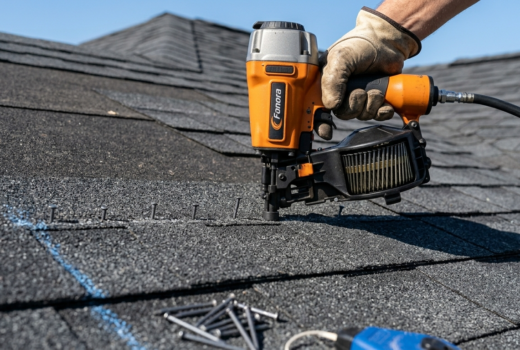 Correct Nailing Pattern When You Install Roof Shingles