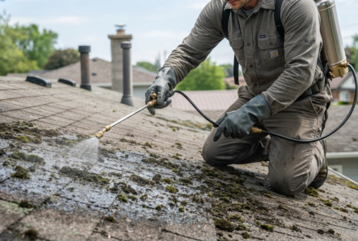 How Does Roof Moss Removal Work