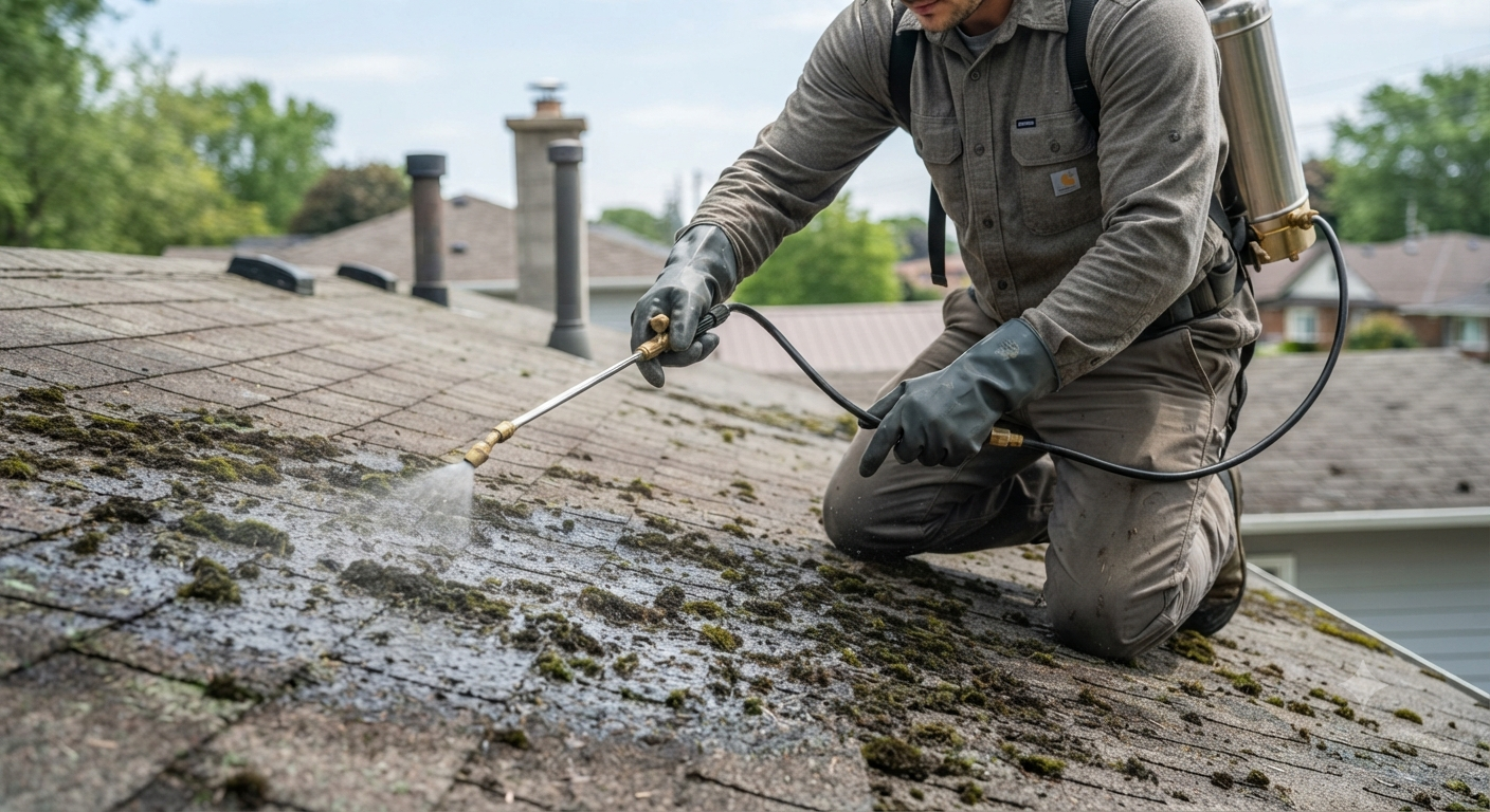 How Does Roof Moss Removal Work