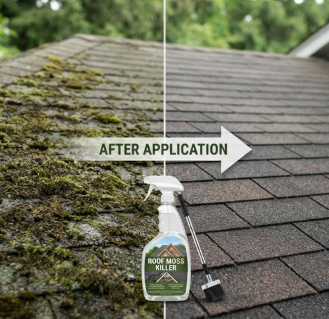 How Does a Roof Moss Killer Remove Moss Without Damaging Your Shingles?