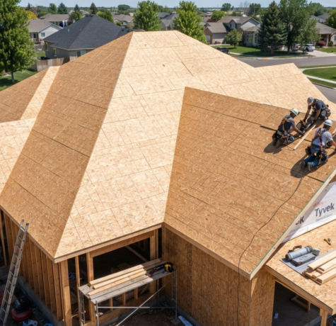 Right Roof Sheathing