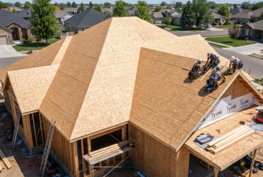 Right Roof Sheathing