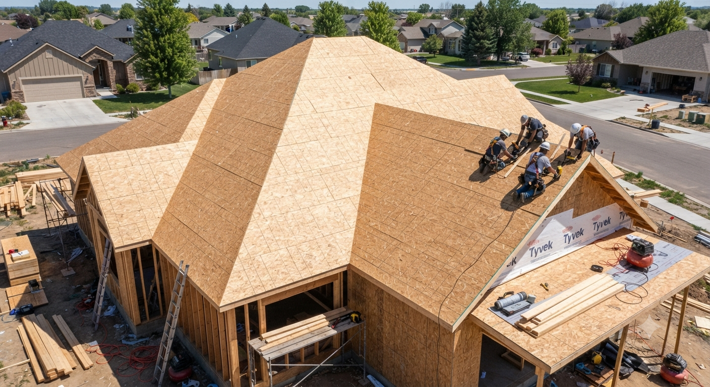 Right Roof Sheathing